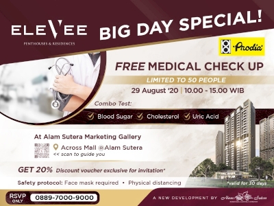 Free Medical Check Up with Prodia