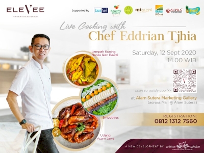 Live Cooking with Chef Eddrian Tjhia