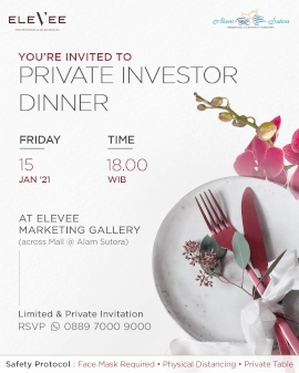 Private Investor Dinner